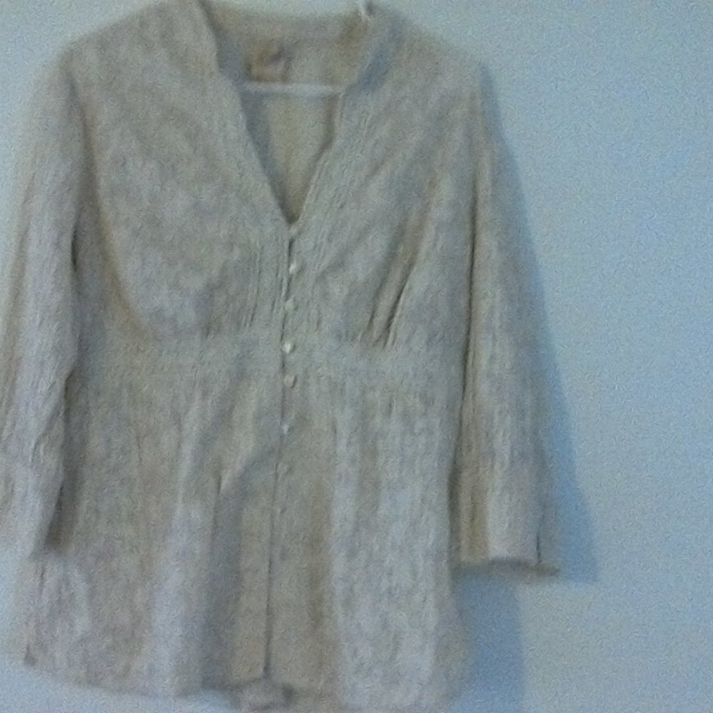 Tan blouse